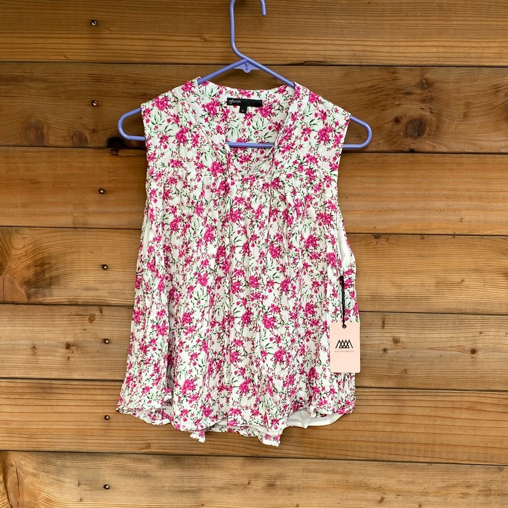 ⚡️ NWT! Gibson tie neck woven top - 5 for $25 item! - Picture 2 of 5